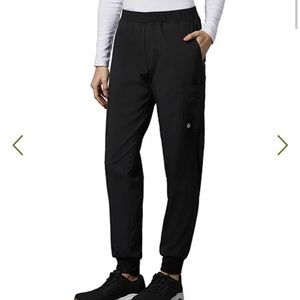 Women’s jogger fit elastic stretch waist scrub pants by scrubletics.